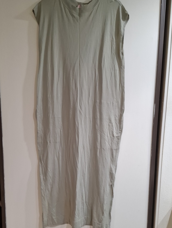 FP Beach Dresses & Skirts - Sleeveless Sage Green Maxi Dress - Minimal Everyday Style